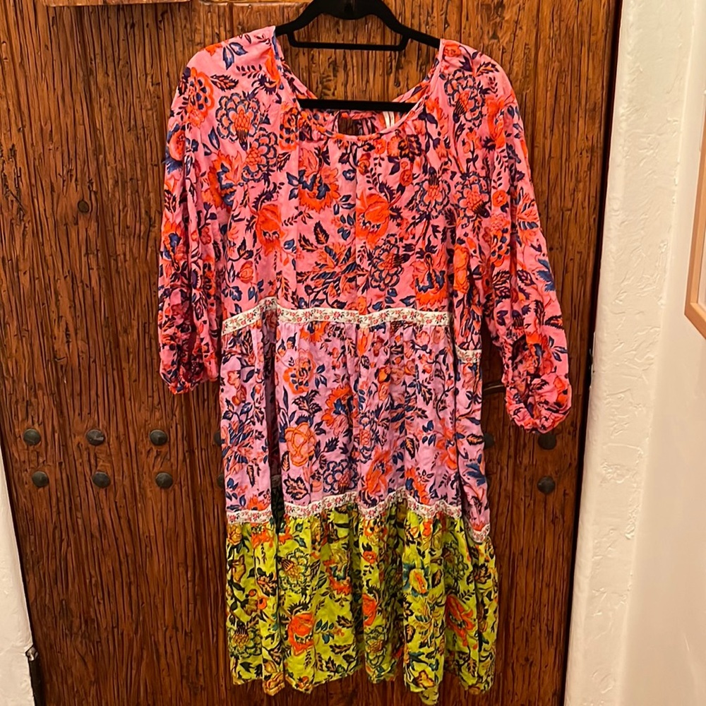 Floral Print Beach Coverup